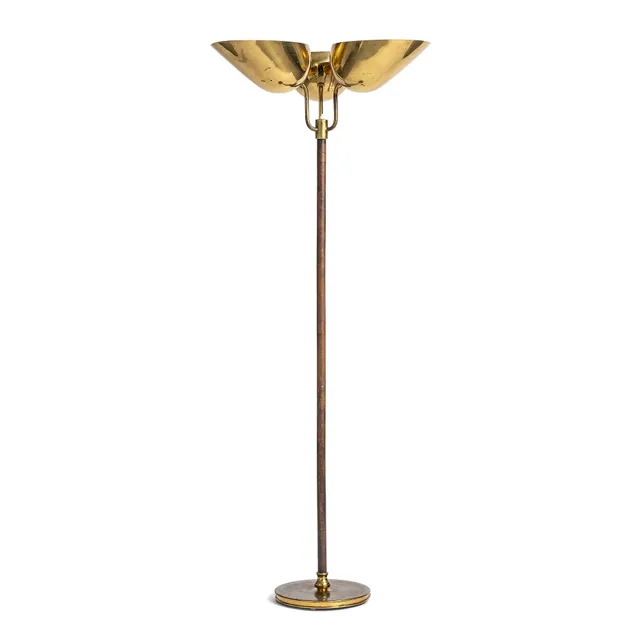 Carl-Axel Acking, golvlampa, modell "2645", Bröderna Malmströms Metallvarufabrik, Malmö, 1940-50-tal.