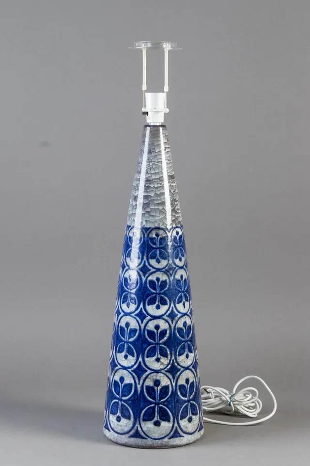 Marianne Starck for Michael Andersen, stor bordlampe i keramik
