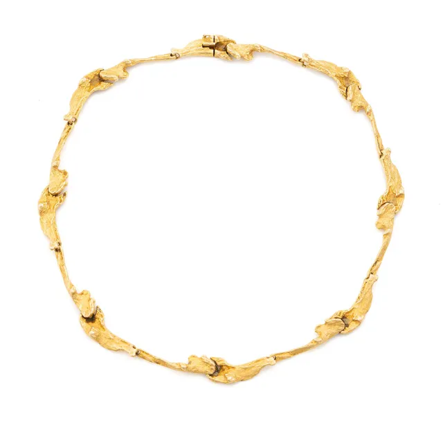 Björn Weckström, collier, 18K guld, "Mariehand", Lapponia.