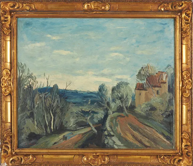 ALLAN ÖSTERLIND (1855-1938). Sydländskt landskap, olja på duk, signerad och daterad.