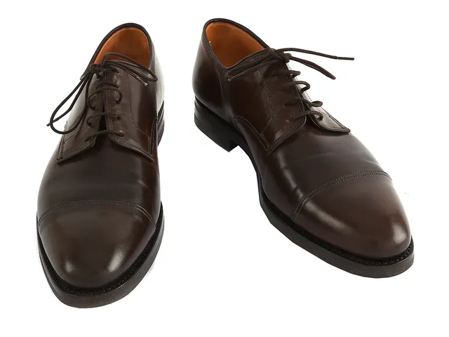 SKOR, CROCKETT & JONES, Bradford, Dark brown, stl 10,5E, skopåsar, kartong.