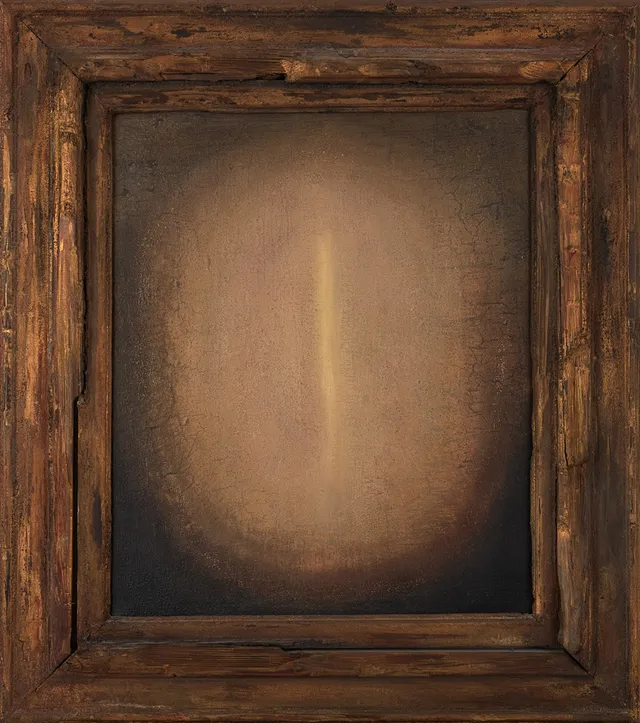 JOSEP PUIGMARTI VALLS (Spanien f. 1932) "PROFUNDIDAD" , signerad och daterad a tergo 1961.