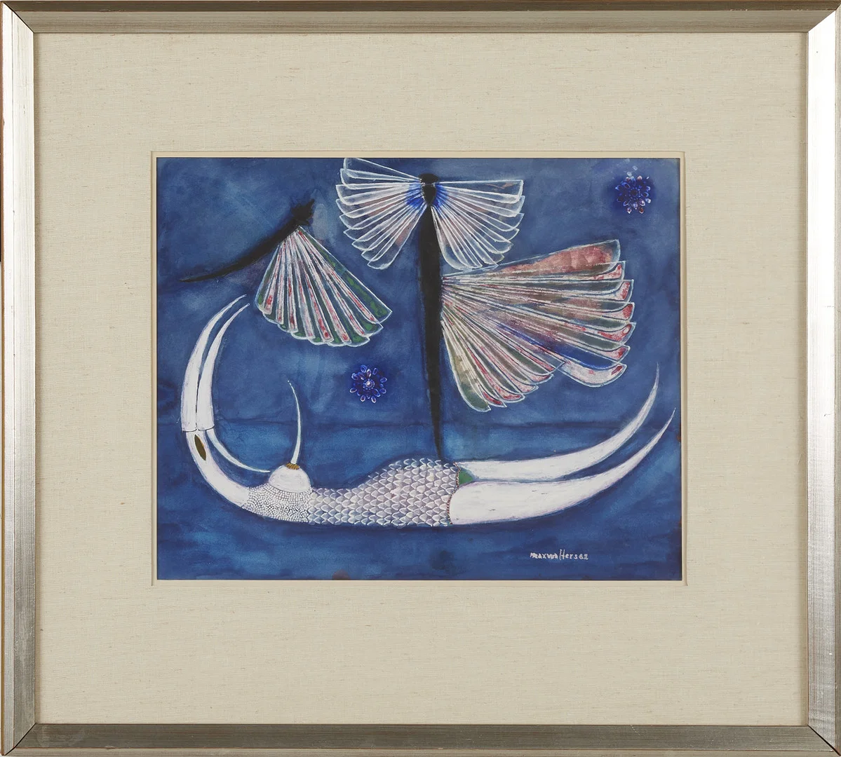 MAX WALTER SVANBERG. Komposition, akvarell. — Paintings — Stockholms Auktionsverk Sickla