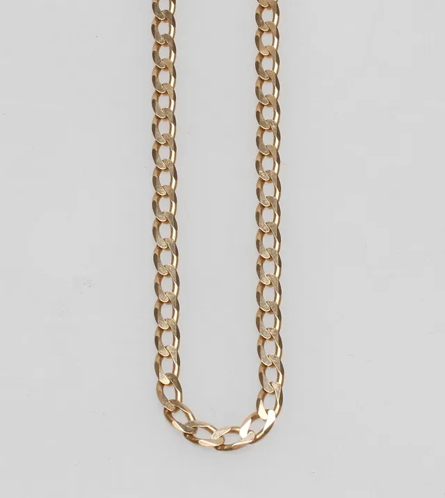 HALSKEDJA PANSAR, 18k guld, vikt ca 9,3 gr.