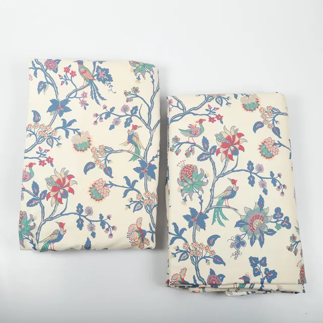 LAURA ASHLEY. Gardinlängder, 2 stycken, "Emperor", 1900-tal.
