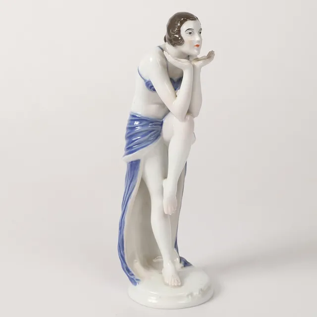 DOROTHEA CHAROL (1889-1963). Figurin, "Anita", porslin, Rosenthal, Tyskland, signerad.
