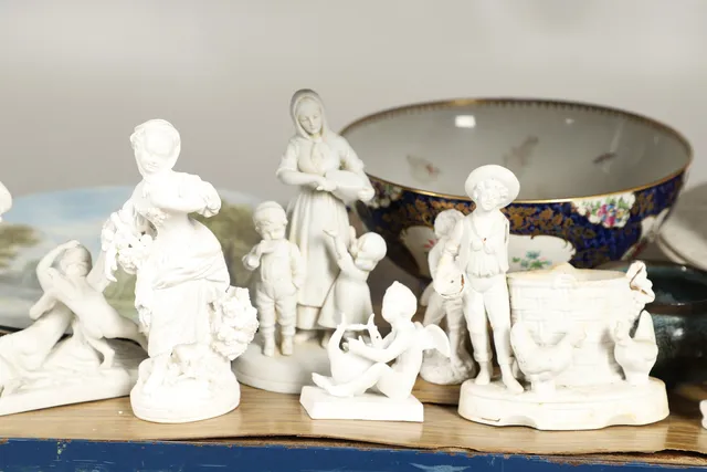19THC ENGLISH CERAMICS.