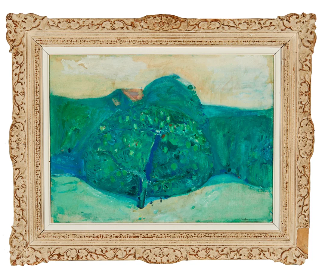 Weidemann, Jakob — Grønt landskap — Kunst/Maleri — Blomqvist