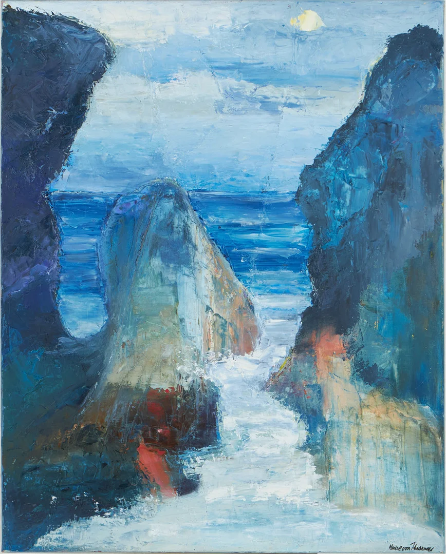 MARIE VON KRAEMER. "Raukarna", olja på duk, signerad. — Paintings — Stockholms Auktionsverk Magasin 5