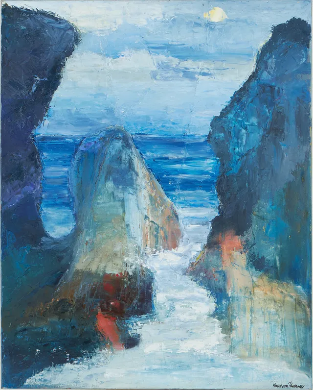 MARIE VON KRAEMER. "Raukarna", olja på duk, signerad.