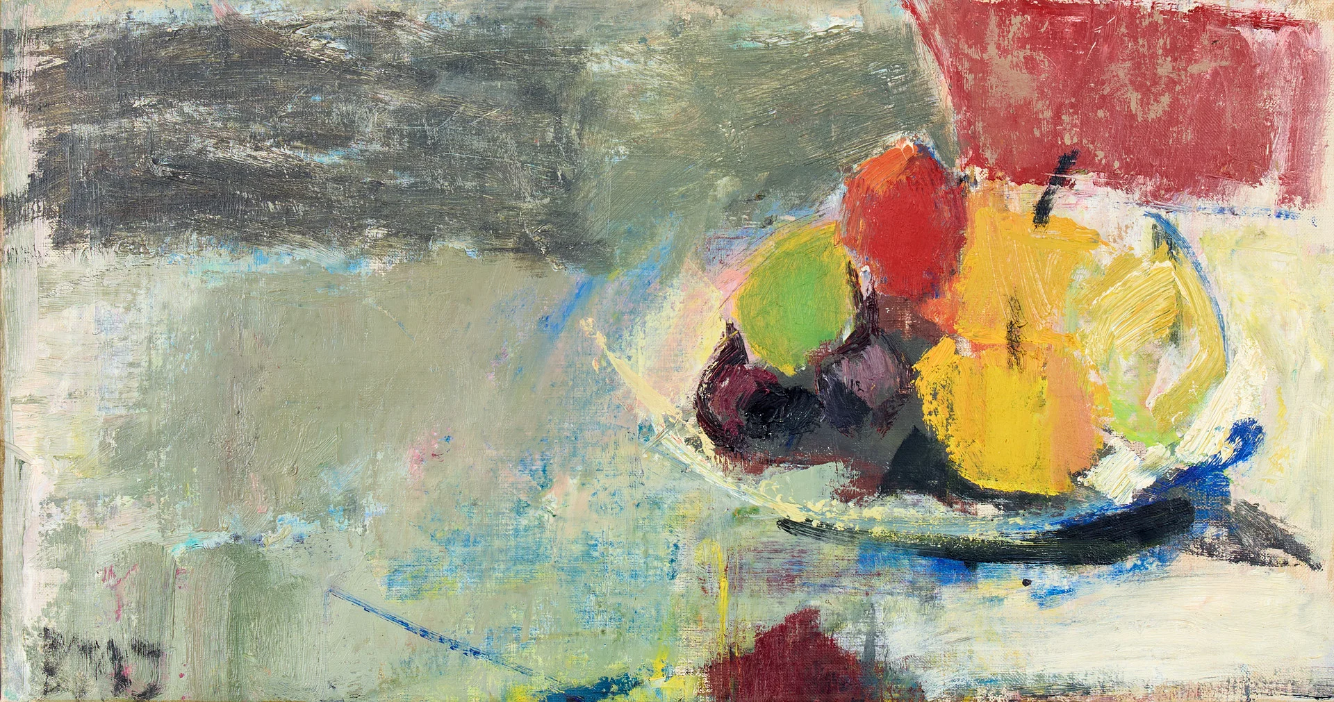 BRITTMARI JACOBSON. Stilleben med fruktfat. — Paintings — Uppsala Auktionskammare