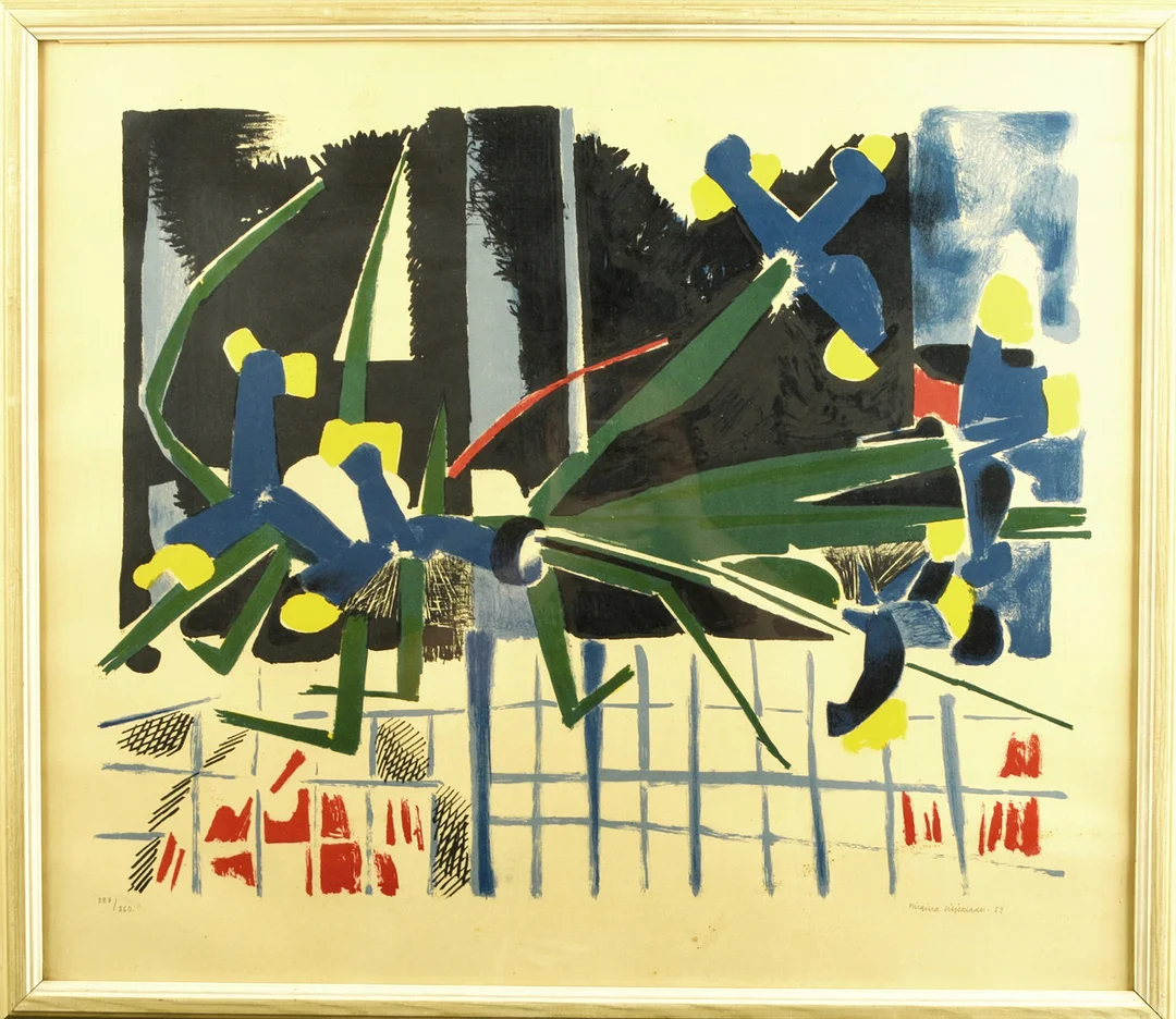 BIRGITTA LILJEBLADH. Färglitografi. — Engravings & Prints — Norrlands Auktionsverk