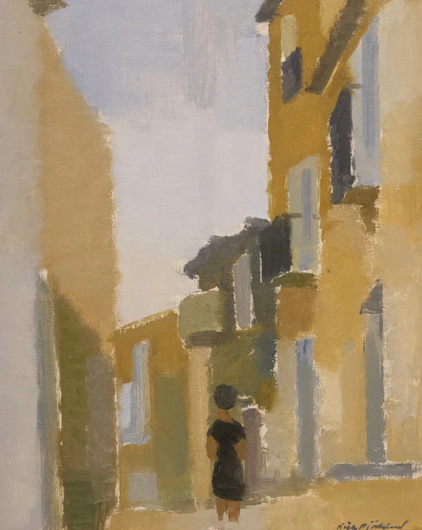 RICHARD BJÖRKLUND. OLJA PÅ PANNÅ. — Paintings — Björnssons Auktionskammare