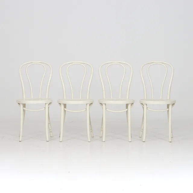 GILLIS LUNDGREN. Stolar, 4 st, "Öglan", Ikea, 1900-tal.
