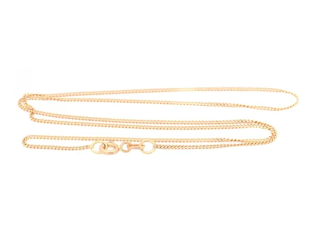 HALSKEDJA, 18K guld, pansarlänk, Balestra, längd 42 cm, vikt 2,7 g.