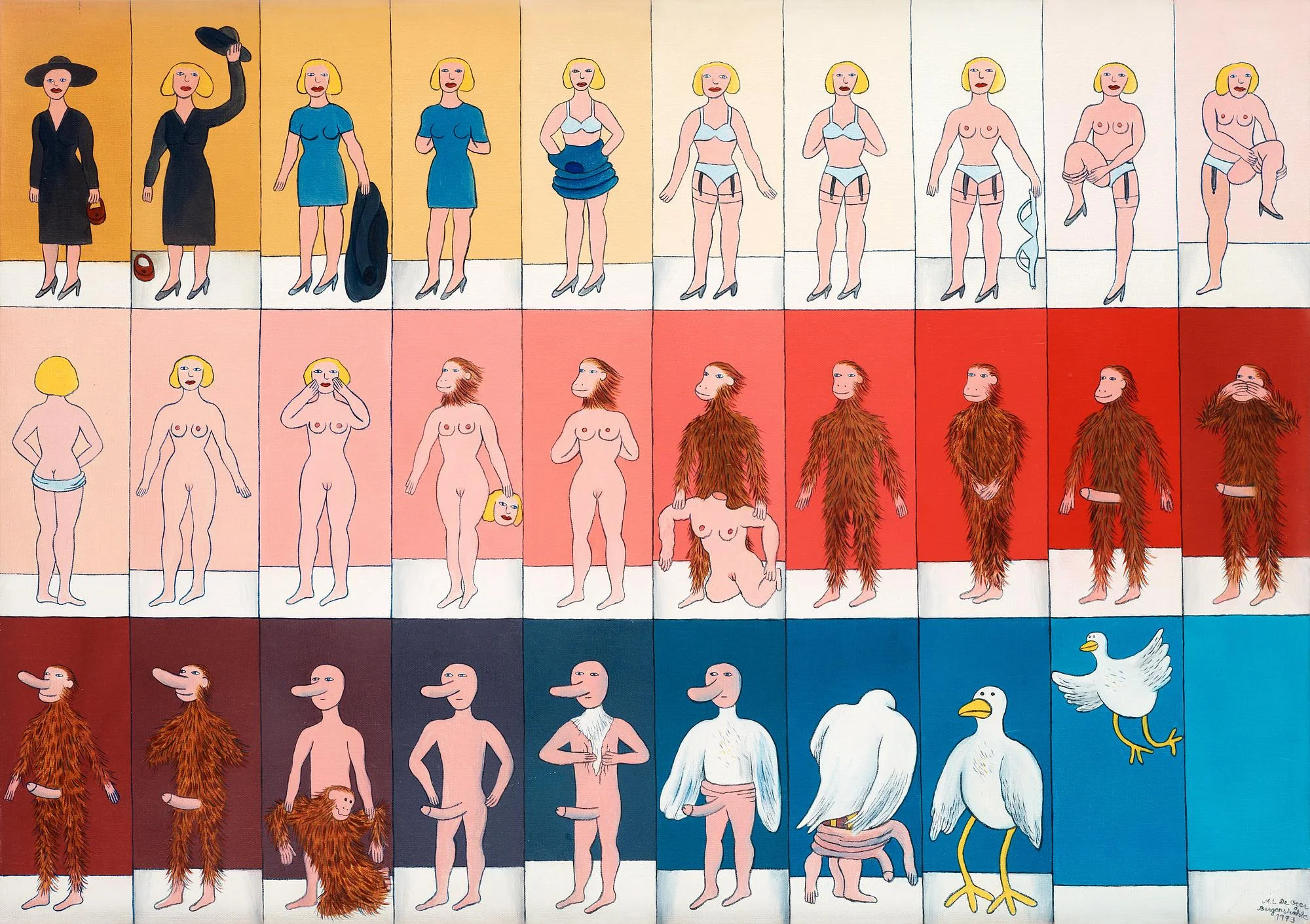 Marie-Louise Ekman, "Striptease". — Bukowskis