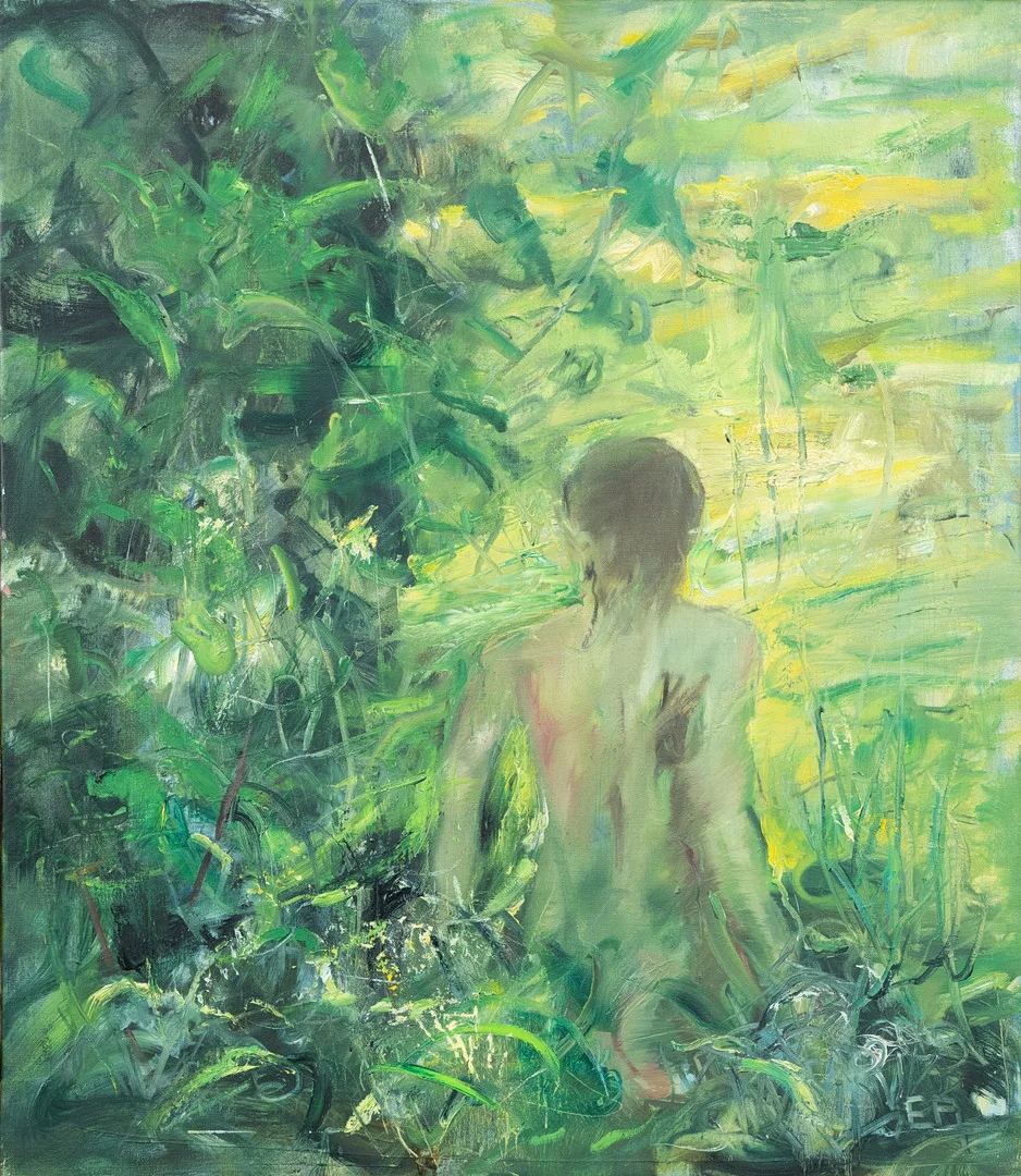 ERWIN ANDERSSON (FÖDD 1928). Nakenmodell, olja på duk, signerad EA. — Paintings — Garpenhus Auktioner