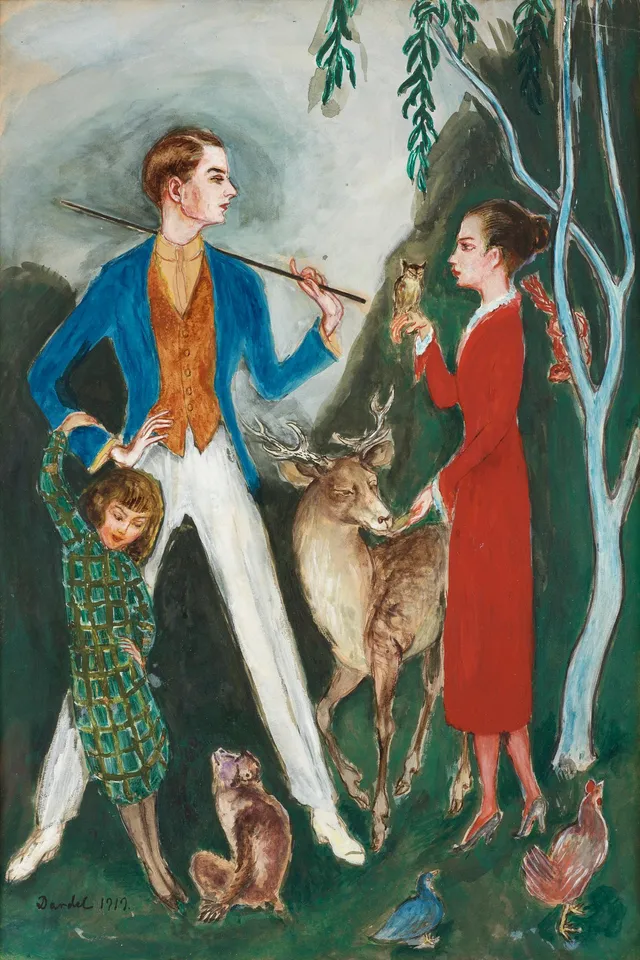 Nils von Dardel, "Ynglingen och flickan".