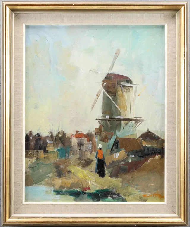 NICOLAI COSTER olja på duk, signerad.