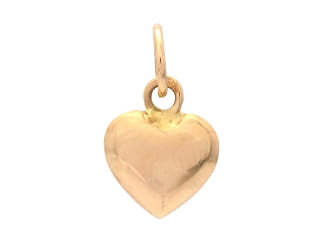 HÄNGE, 18K guld, hjärta, längd 1,2 cm, vikt 0,2 g. — Smycken/Hänge — Kaplans