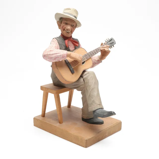 HERMAN ROSELL. Gitarrspelare, signerad och daterad 1950.