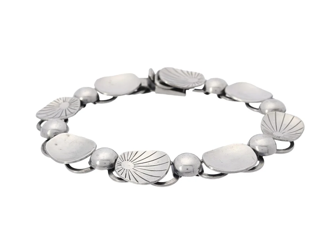ALTON armband, silver, Falköping 1955, längd 18,5 g. — Smycken/Armband — Kaplans