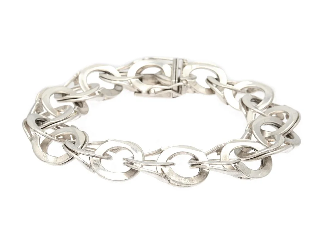 ARMBAND, silver, längd 20 cm, vikt 40,8 g — Smycken/Armband — Kaplans