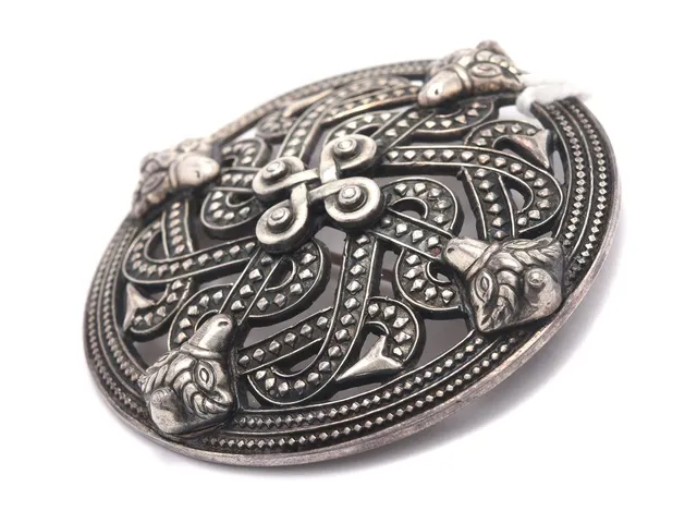 Brosch, Silver S916, 20,2g, Kalevala, Finland 1965, Ø49 mm.
