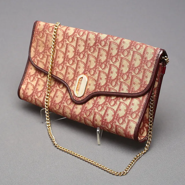 CHRISTIAN DIOR, väska, jaquard-tyg, Paris, Frankrike, 1900-tal.