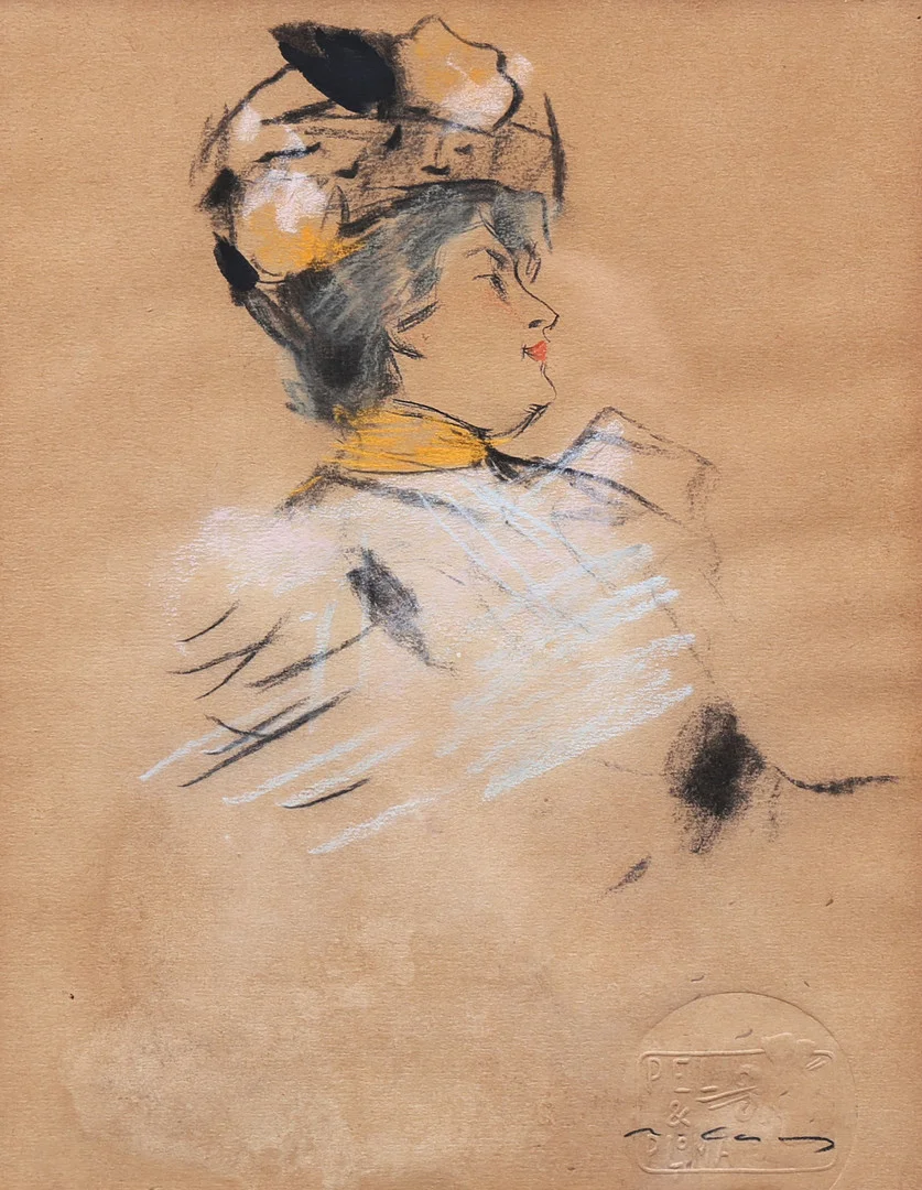 RAMON CASAS. A woman. — Drawings — Balclis