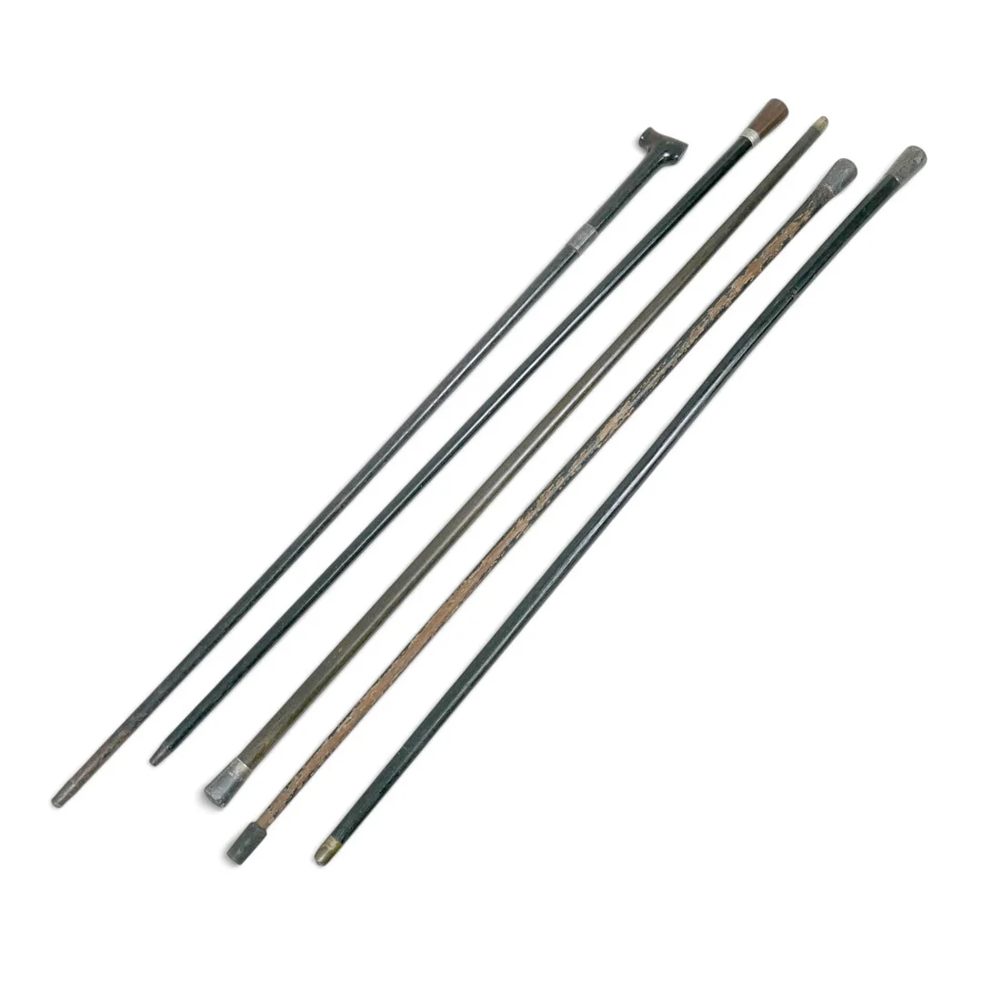 FIVE EARLY 20TH CENTURY WALKING CANES. — Other collectables — Batemans of Stamford