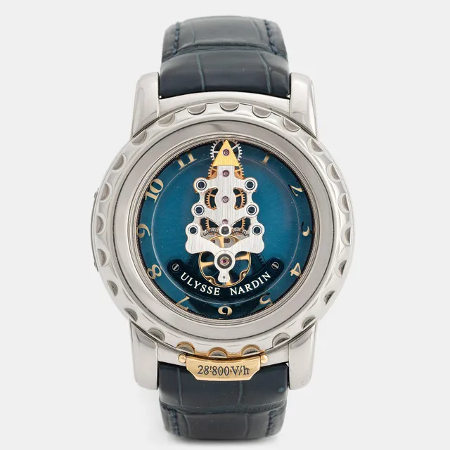 Ulysse Nardin, Freak, 28'800 V/H, "Carrousel Tourbillon", ca 2008.