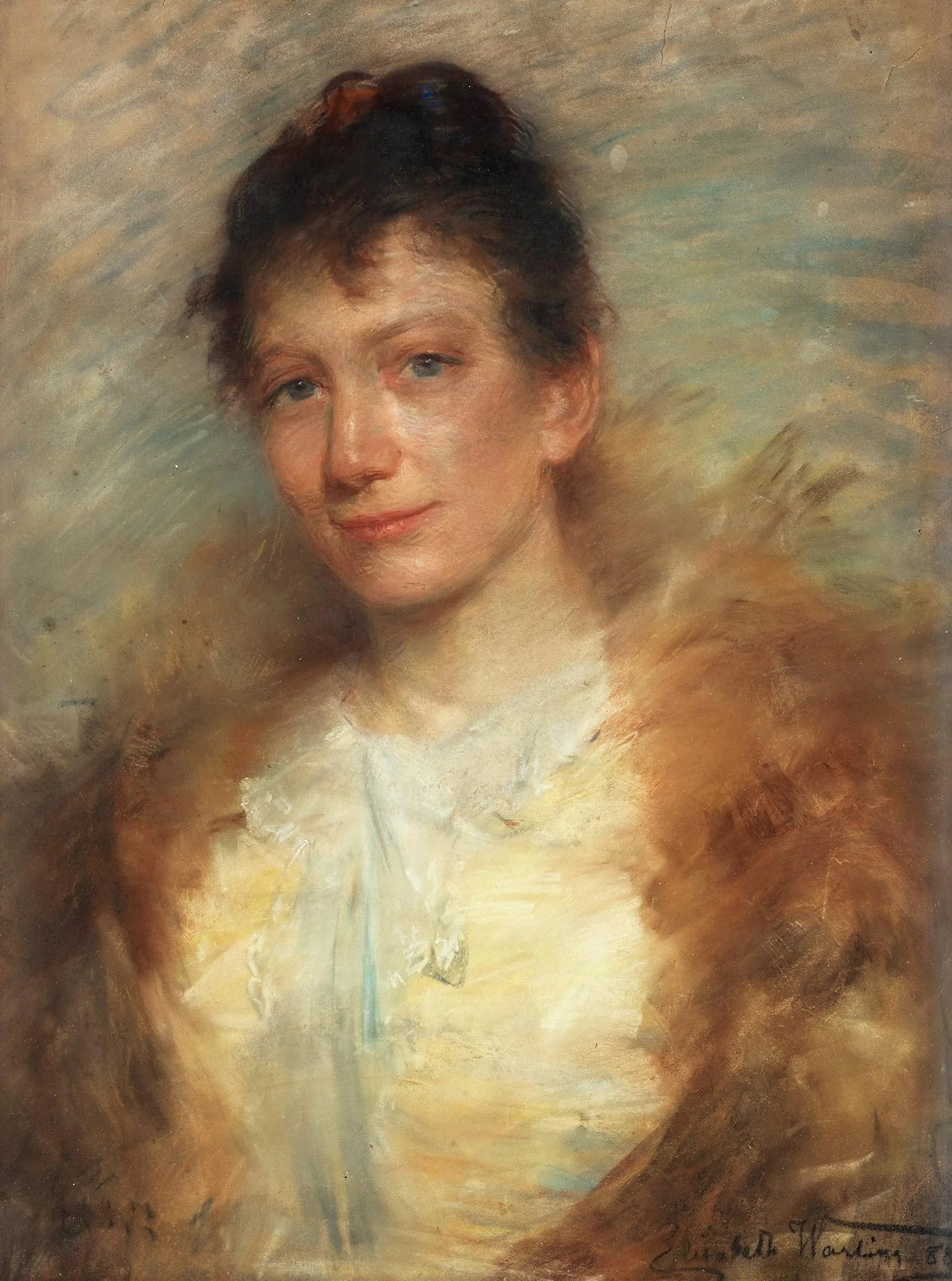 Elisabeth Warling, Porträtt av konstnärinnan Eva Bonnier. — Bukowskis