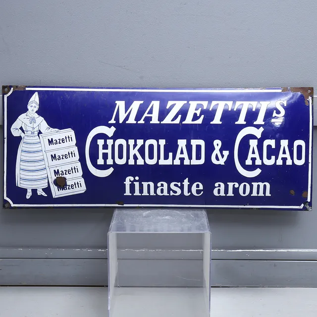 EMALJSKYLT MAZETTIs Choklad & Cacao.