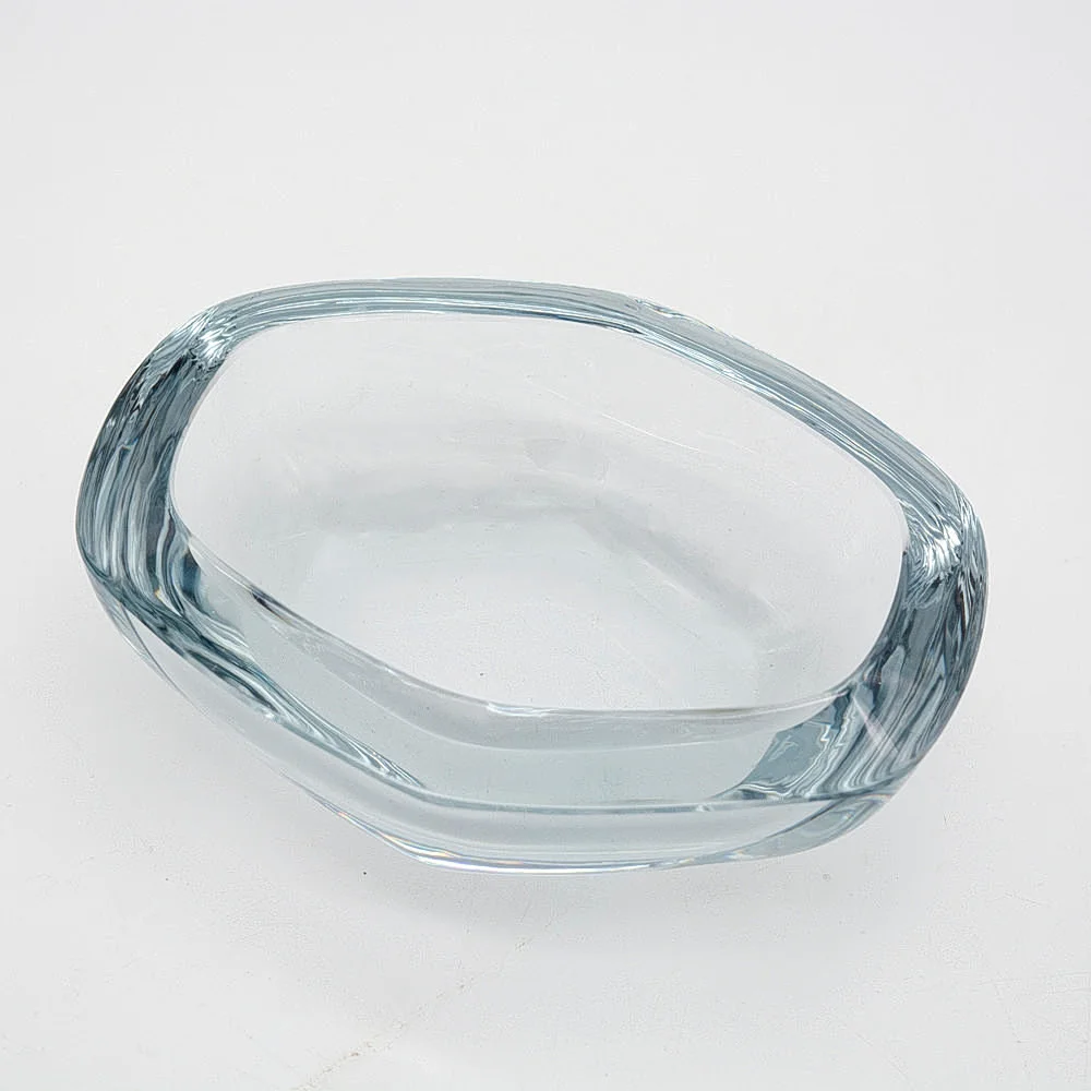 ASTA STRÖMBERG. STRÖMBERGSHYTTAN, KRISTALLGLAS SCHALE, SCHWEDEN, 60ER. — Art glass — Kunst- und Auktionshaus Kleinhenz