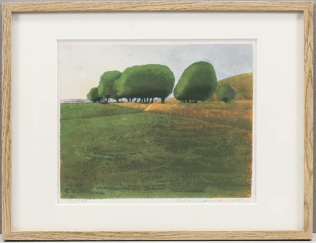 GUNNAR LARSON. Litografi 50/300, signerad.