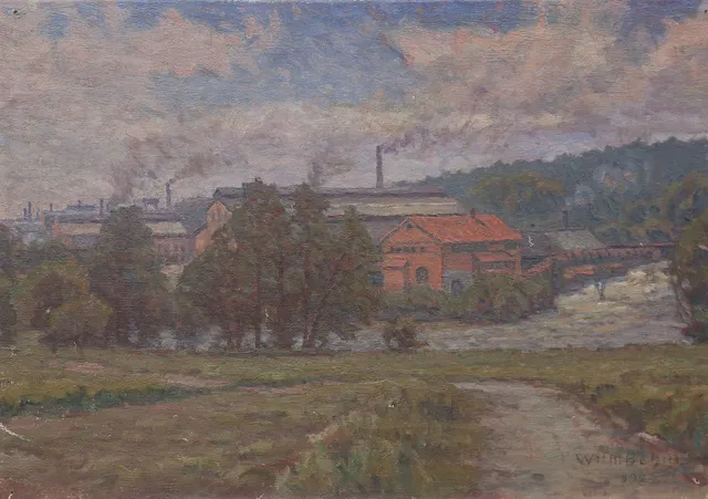 WILHELM BEHM. olja på duk, signerad och daterad 1929.