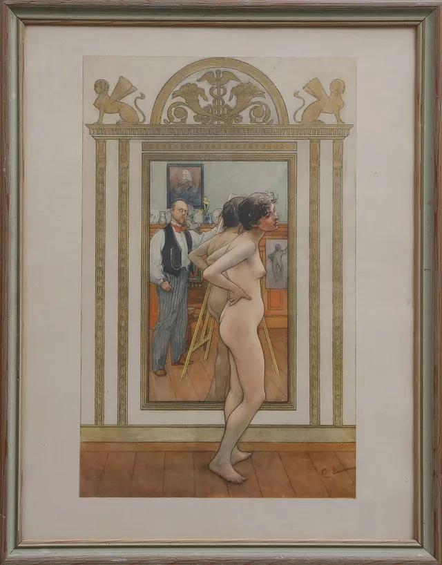 CARL LARSSON. EFTER. TRYCK, tidigt 1900-tal.
