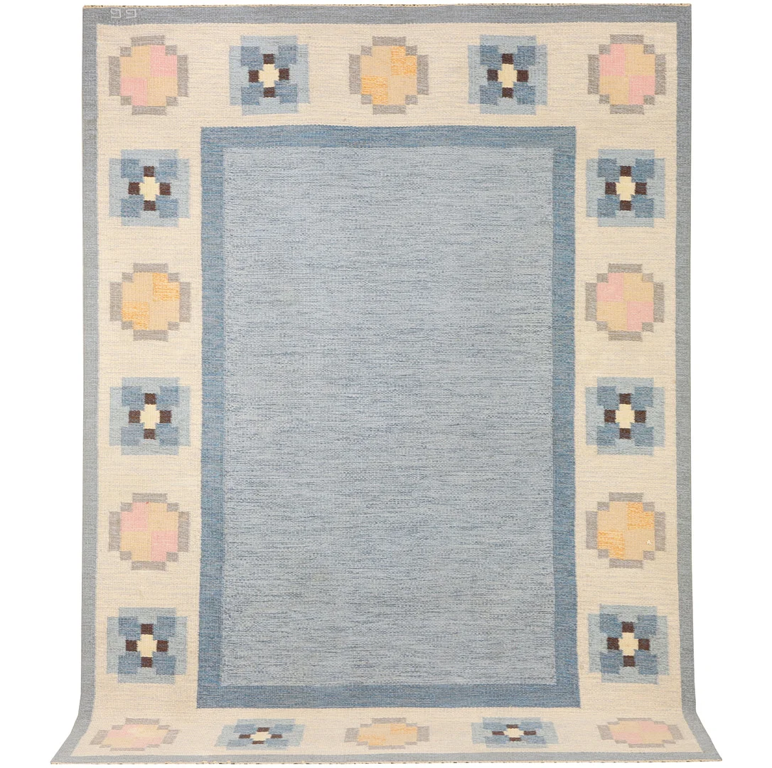 Matta, röllakan, 282X199 cm, signerad GG. — European Carpets & Textiles — Formstad Auktioner