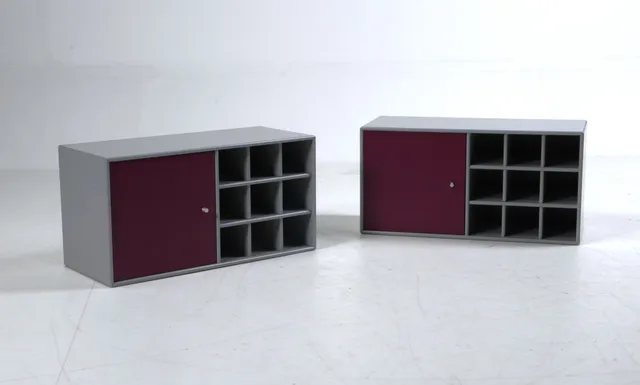 Peter J. Lassen. A pair of Montana modules with wine division (2)
