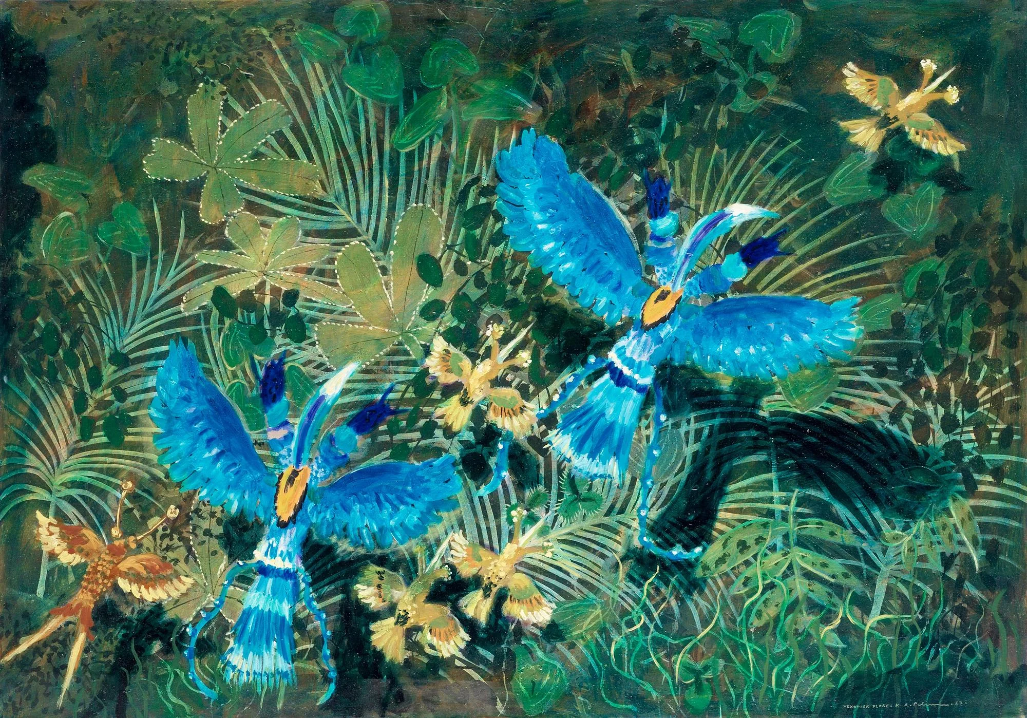 Karl Axel Pehrson, "Exotisk flykt". — Bukowskis