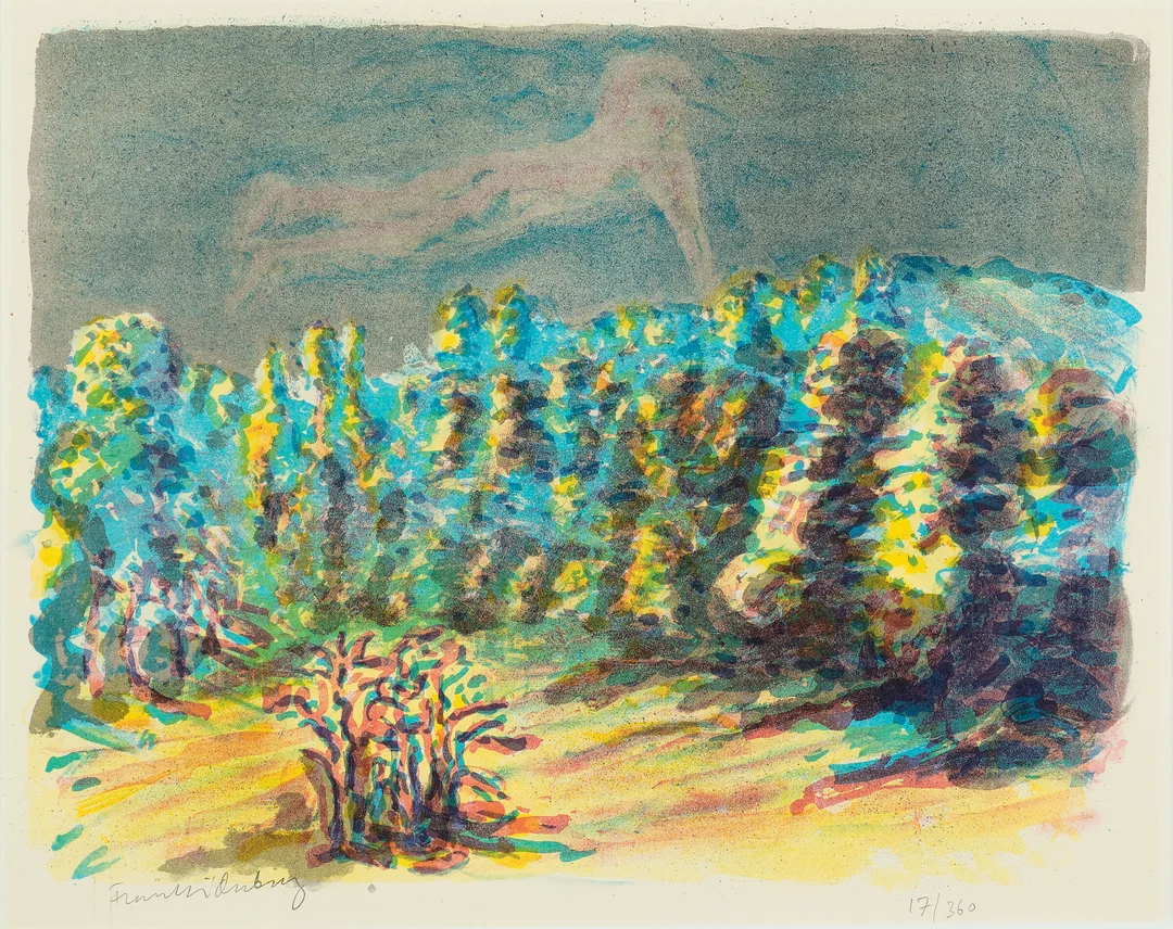 Widerberg, Frans — "Svever" 1970 — Kunst/Grafikk — Blomqvist