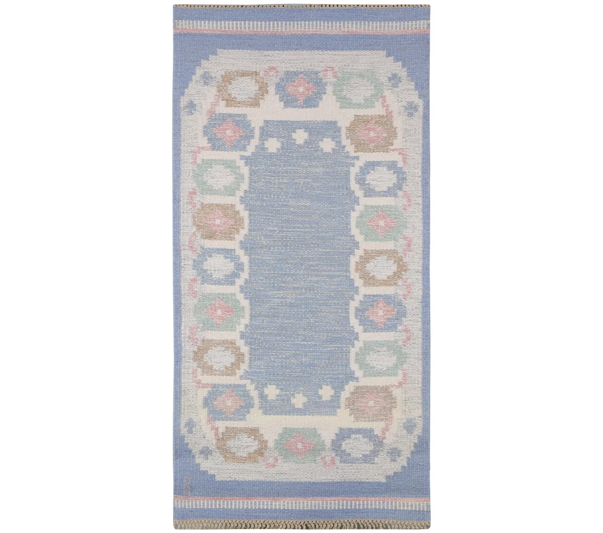 ANNA-JOHANNA ÅNGSTRÖM. Gallerimatta, röllakan, 168X82 cm. — European Carpets & Textiles — Formstad Auktioner
