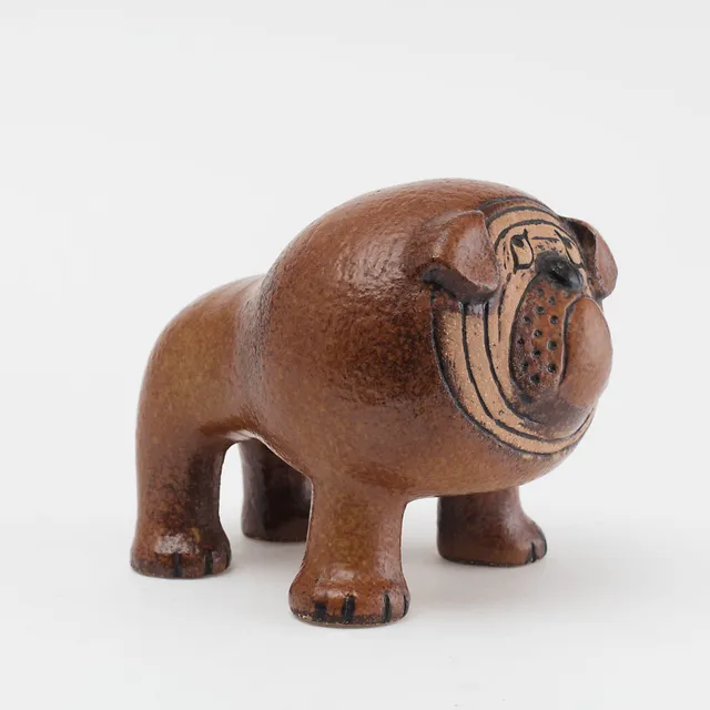 LISA LARSON. "Bulldog", stengods, Gustavsberg.