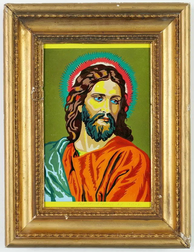 EDUARDO PAOLOZZI. JESUS – COLOUR BY NUMBERS.