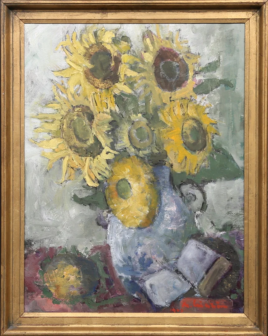 MARTIN LINDSTRÖM. Olja på duk, signerad och daterad 1968. — Paintings — Gomér & Andersson Linköping
