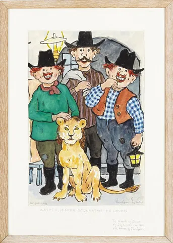Egner, Thorbjørn — "Kasper, Jesper, Jonatan - og løven" 1988
