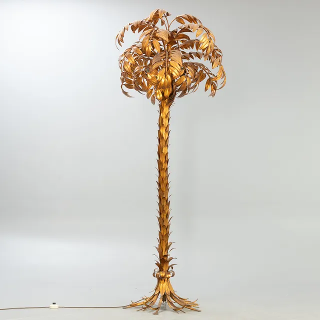HANS KÖGL. Große Stehlampe "Palme", 1970er Jahre.
