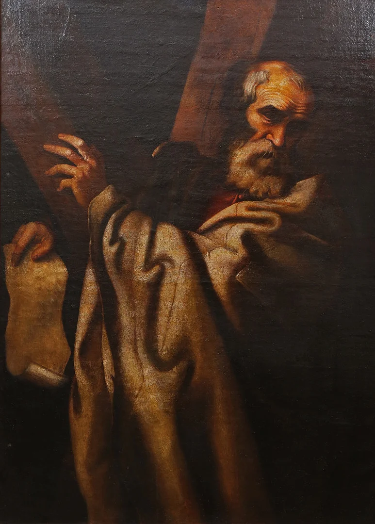 CIRCLE OF CRISTOBAL GARCÍA SALMERÓN. Saint Andrew. — Paintings — Balclis