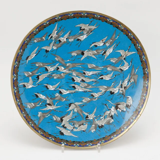 FAT, cloisonné, Japan, ca 1900.
